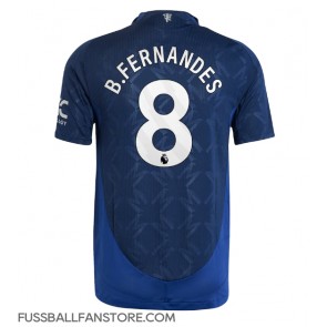 Manchester United Bruno Fernandes #8 Replik Auswärtstrikot 2024-25 Kurzarm